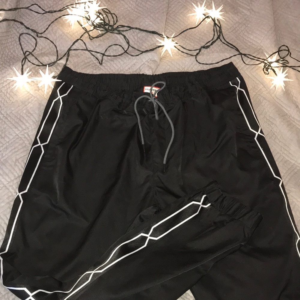 Black Target Hunter joggers with White detail
